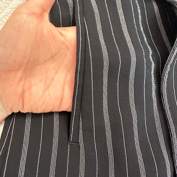 Aritzia Wilfred Tie Front Stripe Pants / Trousers - Picture 10 of 14